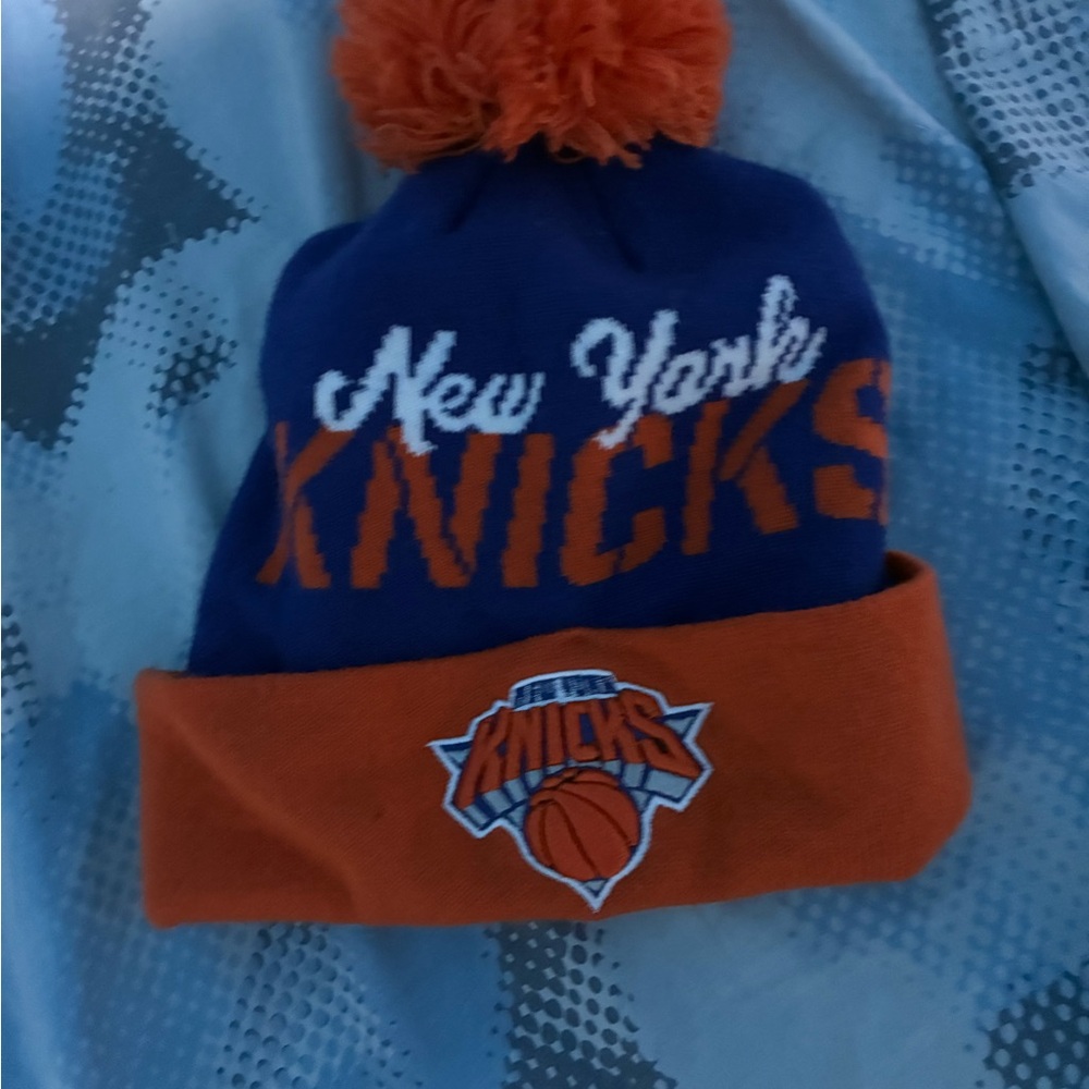 New York Knicks Blue and Orange Beanie